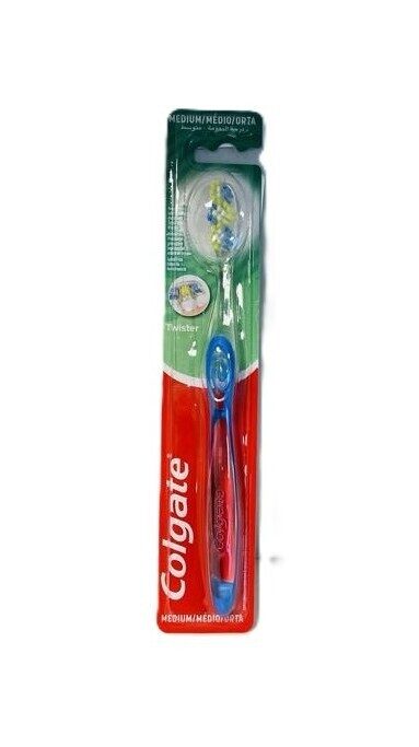 Colgate Twister vidējas cietības zobu birste